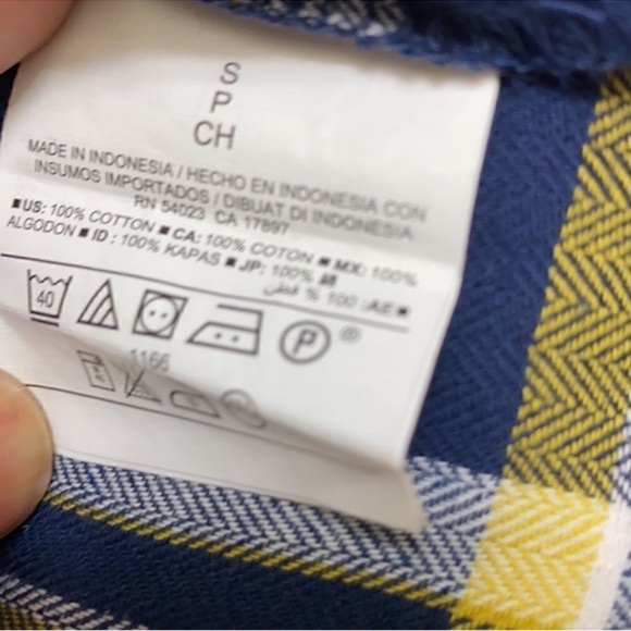 Old Navy Plaid Blue Dress(Size Small) - Picture 4 of 5